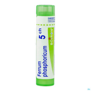 Packshot Ferrum Phosphoricum 5ch Gr 4g Boiron