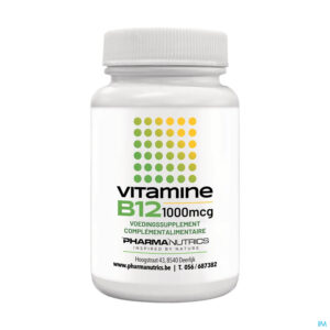 Packshot Vitamine B12 Pot Comp 60 Pharmanutrics
