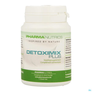 Packshot Detoximix Plus Pot Caps 60 Pharmanutrics