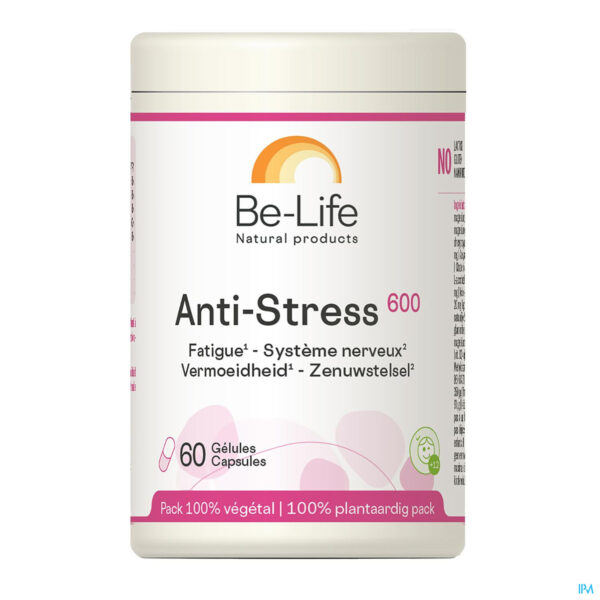 Packshot Anti Stress 600 Be Life Pot Caps 60