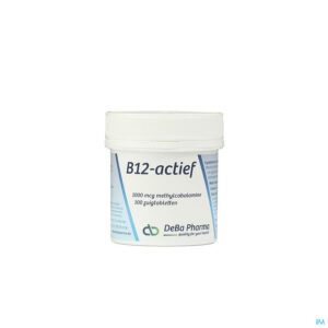 Packshot Vitamine B12 1000mcg Methylcobalamine Zuigtabl 100