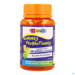 Packshot Pediakid Gummes Probiotica Gommetjes 60