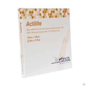 Packshot Actilite Verband Activon A/bact. N/adh 10x10cm 10