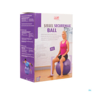 Packshot Sissel Ball Securemax Zitbal Diam.55cm Rood