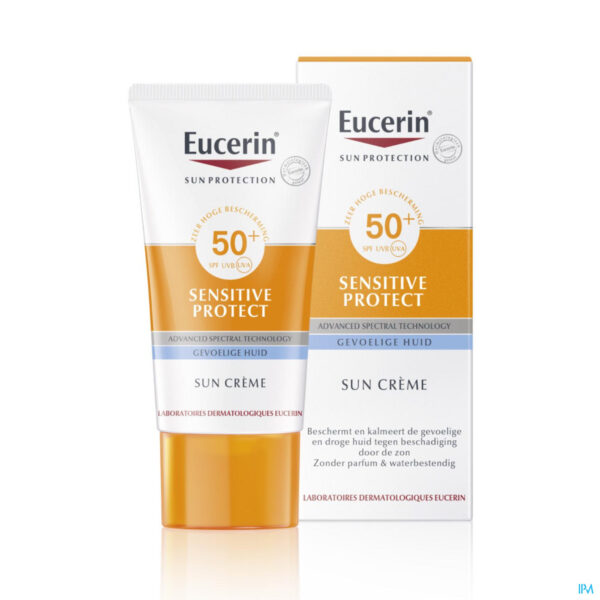 Productshot Eucerin Sun Creme Ip50+ Tube 50ml Nf