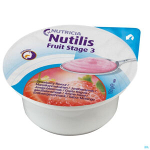 Packshot Nutilis Fruit Stage 3 Aardbei 3x150g
