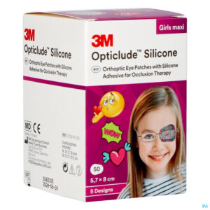 Packshot Opticlude 3m Silicone Eye Patch Girl Maxi 50