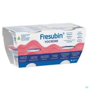 Packshot Fresubin Yocrème 125g Framboise/framboos