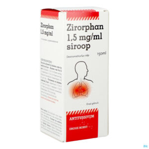 Packshot Zirorphan 7,5mg/5ml Sir 150ml