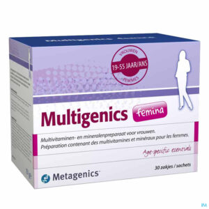 Packshot Multigenics Femina Pdr Zakje 30 7284 Metagenics
