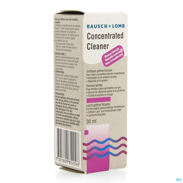 Packshot Bausch+lomb Concentrated Cleaner 30ml