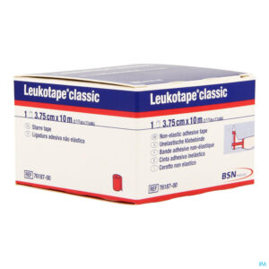 Packshot Leukotape Classic Rood 3,75cmx10m 1 7618700