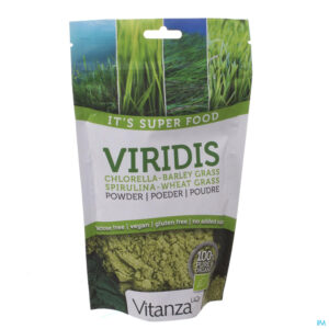 Packshot Vitanza Hq Superfood Viridis Bio Pdr 200g