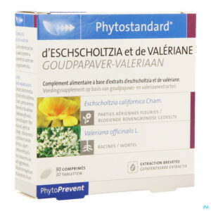 Packshot Phytostandard Goudpapaver-valerian Comp 30 Blister