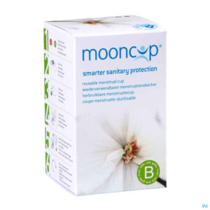 Packshot Mooncup Menstruatiecup Herbruikbaar Maat B 1