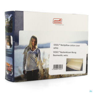 Packshot Sissel Overtrek Katoen Wit Voor Soft & Classic