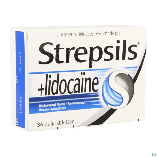 Packshot Strepsils + Lidocaine Past 36