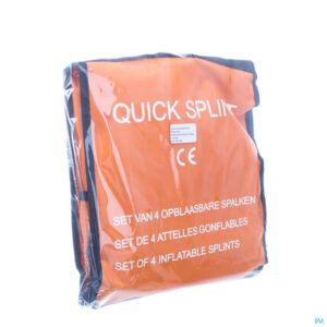 Packshot Spalk Pneumasplint Set Compleet 4st+pomp Covarmed