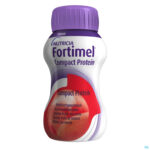 Productshot Fortimel Compact Protein Bosvruchten Flesjes 4x125 ml