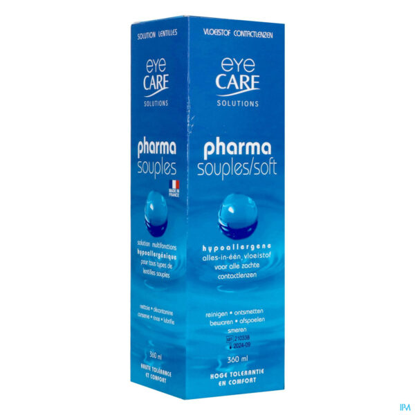 Packshot Eye Care Pharma Souples Opl Contactlenzen 360ml