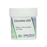 Packshot Curcuma-250 Caps 120 Deba