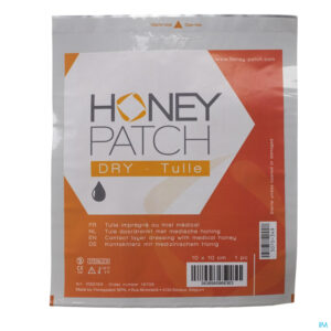 Packshot Honeypatch Dry Genez.honing7g+tulle Ster.10x10cm 1