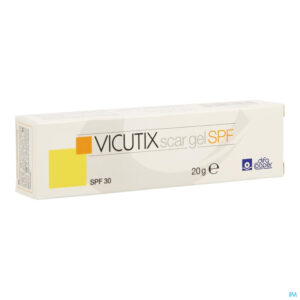 Packshot Vicutix Scar Gel Spf30 Tube 20g