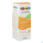 Packshot Pediakid 22 Vitamines & Oligo Elements Fl 125ml