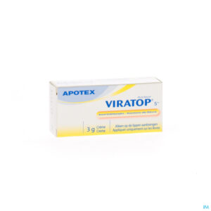 Packshot Viratop Apotex 5 % Creme 3g