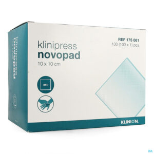 Packshot Klinion Novopad 10 X 10cm 100 X 1 175061