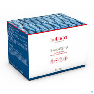 Packshot Omegasan 3 Nf  120 Softgels Nutrisan