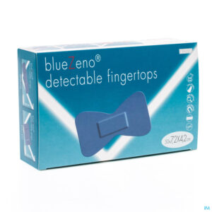 Packshot Bluezeno Detectable Fingertop 7,2x4,2cm 50