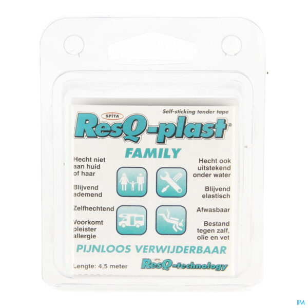 Packshot Resq-plast Family 4,5mx50mm Wit 1