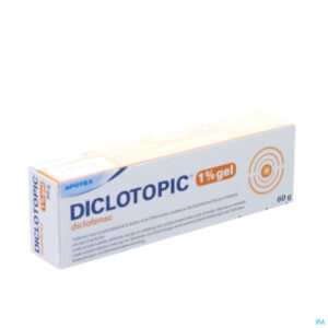 Packshot Diclotopic 1% Gel Tube 60 Gr