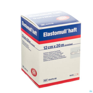 Packshot Elastomull Haft Latexvrij 12cmx20m 4547900