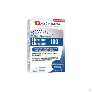 Packshot Chroom 100 Forte Pharma Tabl 30