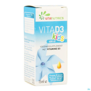 Packshot Vitad3 400ui Kids Vitanutrics Gutt 15ml