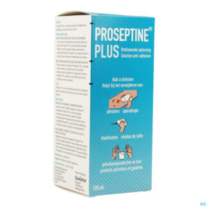 Packshot Proseptine Plus A/adhesive Nf 125ml Glas
