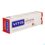 Packshot Vitis Anti-caries Tandpasta 31894