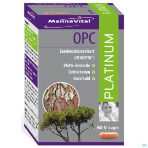 Packshot Mannavital Opc Platinum V-caps 60