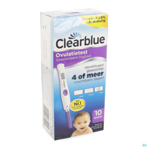 Packshot Clearblue Advanced Ovulatietest 10