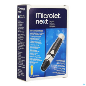 Packshot Ascensia Microlet Next Prikker + 10 Naalden