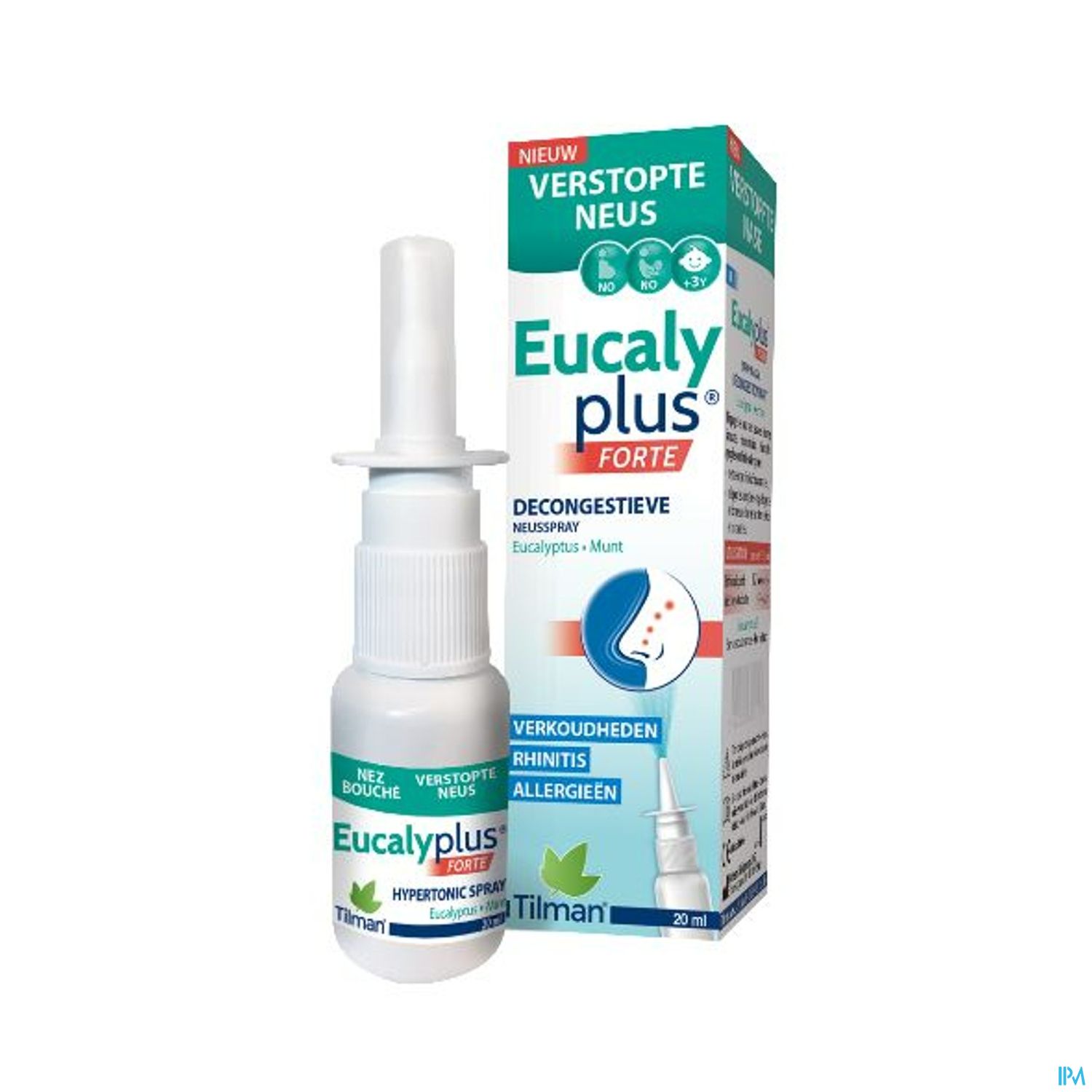 Productshot Eucalyplus Forte Neusspray 20ml Productshot Eucalyplus Forte Neusspray 20ml