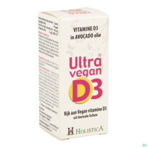 Packshot Ultra Vegan D3 Gutt 8ml Holistica
