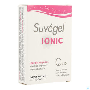 Packshot Suvegel Ionic Vaginale Caps 10