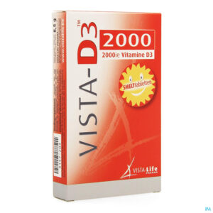 Packshot Vista D3 2000 Smelttabletten 60