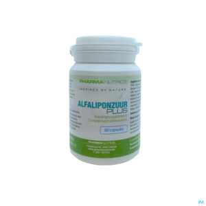 Packshot Alfa Liponzuur Plus V-caps 60 Pharmanutrics