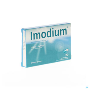 Packshot Imodium 2mg Impexeco Caps 20 X 2mg Pip