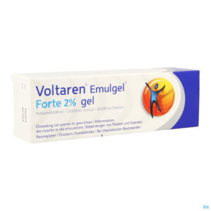 Packshot Voltaren Emulgel Forte 2 % Pi Pharma Gel 100g Pip