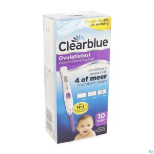 Packshot Clearblue Advanced Ovulatietest 10